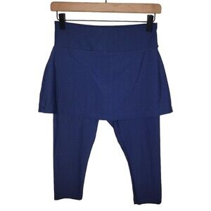 Ella Mae nwt navy blue skirted swim capris small